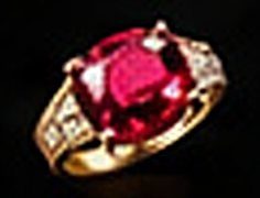 Ringe mit Farbsteinen – Rubin