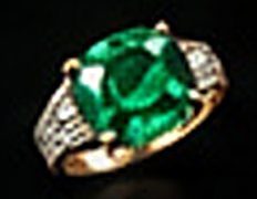 Ringe mit Farbsteinen – Smaragd