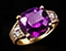 Ringe mit Farbsteinen – Amethyst