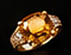 Ringe mit Farbsteinen – Citrin