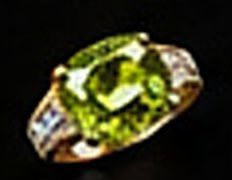 Ringe mit Farbsteinen – Peridot